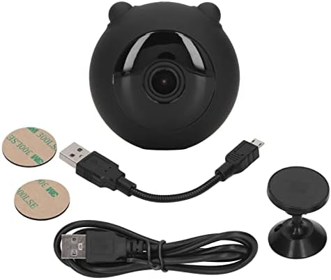 Мини безжична камера, шпионска камера скриена камера HD CMOS сензор за инфрацрвен систем за надзор CCTV Спортски рекордер за безбедност на домашни