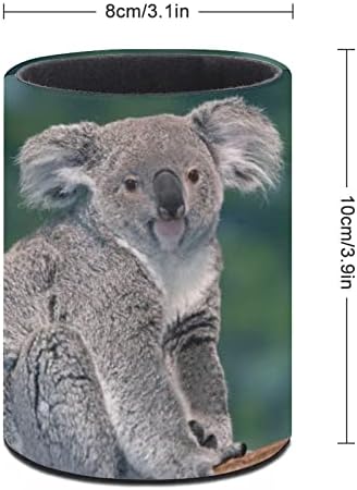 Симпатична коала мечка печатено пенкало за молив за молив за организатор на биро за шминка за четка за четки за канцеларија