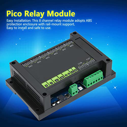 Индустриски модул за реле со 8 канали за изолација на моќност на Raspberry Pi Pico, изолација на OptoCoupler.
