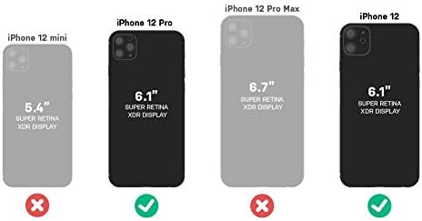 OtterBox iPhone 12 И 12 Про Симетрија Серија Случај-АМЕРИКАНСКО ЗНАМЕ, ултра-елегантен, безжично полнење компатибилен, подигнати рабови заштита на камерата &засилувач; екра?