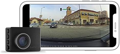 Garmin Цртичка Камери 47, 1080p и 140-степен FOV, Следење на вашето Возило &засилувач; SanDisk 128gb Висока Издржливост Видео MicroSDXC Картичка Со Адаптер За Цртичка Камери И Системи За