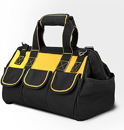 BHVXW мултифункционална алатка торба Оксфорд крпа Електрична торба, мулти-џеб водоотпорна алатка за складирање против паѓање
