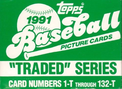 1991 Топс се тргуваше со фабриката за бејзбол МЛБ Запечатена 132 картичка комплетен М.