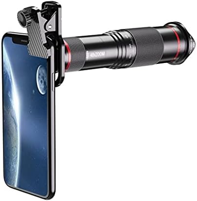 XXXDXDP 48X Оптички телескоп Телефото леќи клип за мобилен мобилен телефон камера со селфи статив
