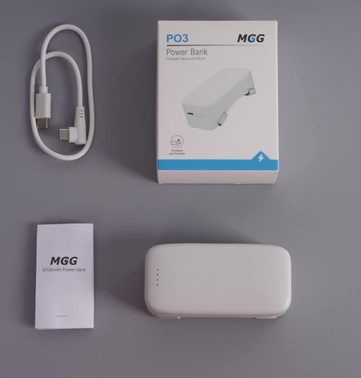 MGG Power Bank Battery Battery за Oculus/Meta Quest 2 и Quest 6700mAh, 6700mAh пакет за полнење на батерии за мета/окулус потрага 2