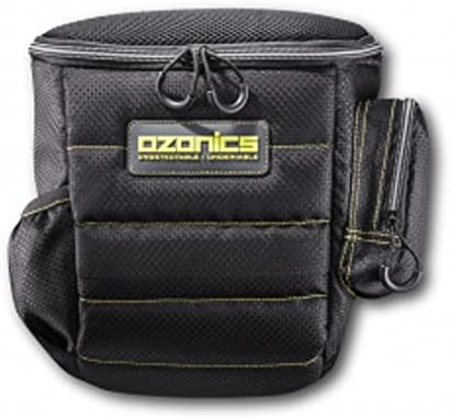 ОЗОНИКС SG -BAG1 носат торба, црна - лесна, поставена торба за да ја заштитите вашата озоника HR230, HR300, Orionx или HR500 - Вклучува торбички за додатоци и батерии, рачка за закоп?