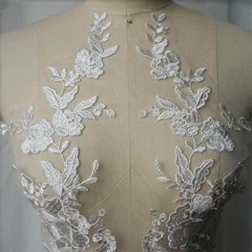 TBGFPO везена чипка апликација за шиење цвет ткаенина јака за лепенка за венчаница наметка за невестински фустани облека DIY занаети