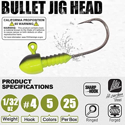 Crappie-jig-gread-assortment-fishing-jigs-for-crappie-panfish-trout-perch-walleyee-minnow-bullet-jighead-kit-tube глава jig 1/16 мл 1/32 мл