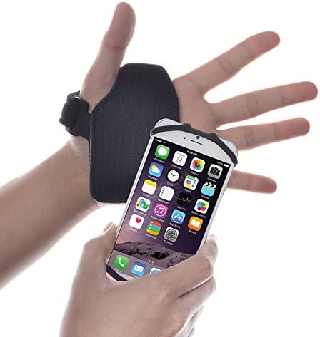 Држач за телефонски ленти за ракави со ванпул со одвојна мрежа за силикони за телефони од 4,5-6 инчи