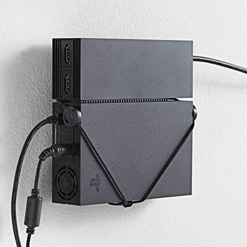 PlayStation VR Googgles Shидови држач за закачалки со лебдечки зафат - Систем за висење за VR очила - Sleek Sharder + Wallиден монтажа за кутија за полнач