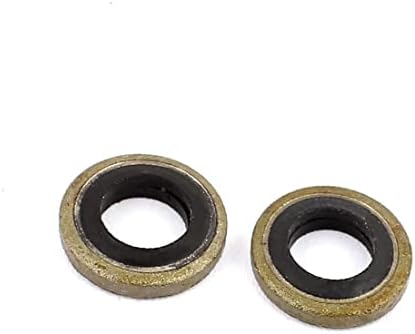 X-Ree 20PCS 6mmx12mm гумен метален прстен отпорен на маслото запечатување на маслото (20 Unids 6mmx12mm anillo de Metal Resistente de Gomo