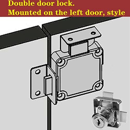 Кабинетот Двојно Заклучување На Вратата Заклучување На Фиоката За Заклучување На Фиоката [Клуч Слично за Сите Брави] Двојно Заклучување На Вратата