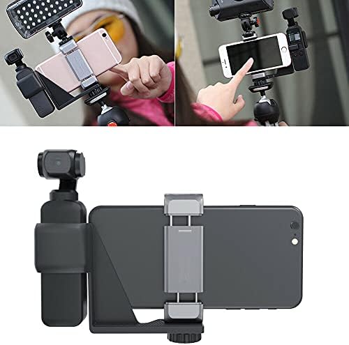 NC Aluminum Pro Држач на фотоапарати за DJI за OSMO џебниот држач за мобилни телефони за држач за мобилни телефони