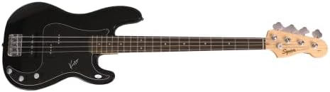 Крист Новоселиќ потпиша автограм Црна целосна големина Fender Electric Bass Guitar A W/ James Spence JSA Автентикација - Нирвана со Дејв Грол и Курт Кобеин - Белило, никогаш не ум, во матк
