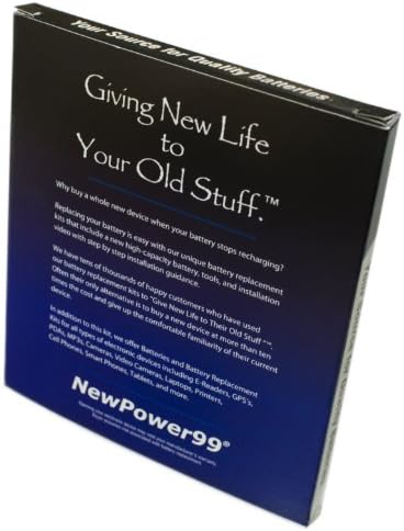 NP99sp NewPower99 Комплет За Замена На Батеријата За Garmin Dezl OTR700 Со Алатки, Видео Инструкции и Батерија Со Продолжен Век на Траење