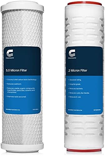 Филтер за замена на ClearSource Twin Pack со филтрација од 0,2 микрони