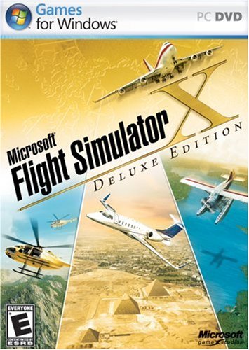 Симулатор за летање на Microsoft X Deluxe DVD - компјутер