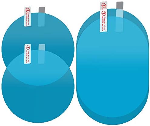 Фофи Ретровизор Водоотпорен Филм Превртен Ретровизор Отпорен на дожд Отпорен На Магла Блескава Заштитна Налепница Автомобилско
