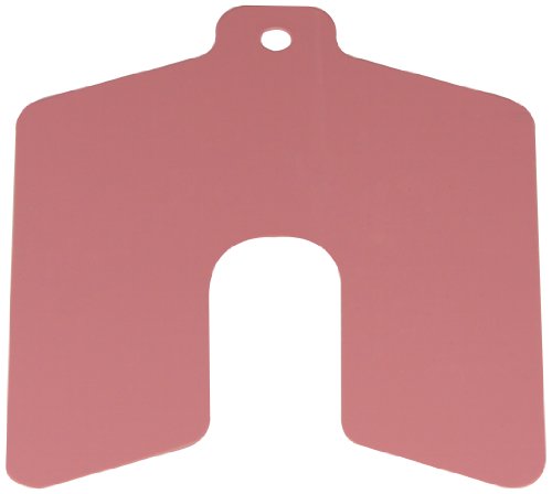 ПВЦ склопена шим, розова, 0,015 Дебелина, 2 ширина, 2 должина, 0,625 ширина на слот