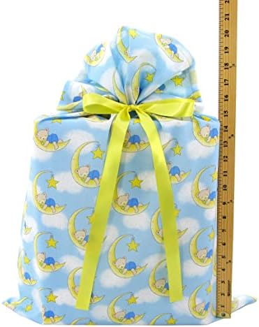 VZWraps Поспани Мечки Еднократно Ткаенина Подарок Торба За Бебе Туш Или Роденден На Детето