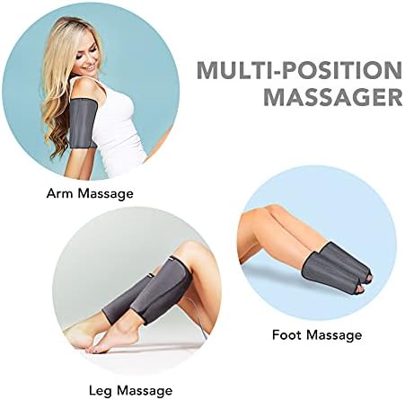 Borfieon греење на коленото Електрично загреани топли нозе заградени грчеви грчеви нозе и мускулна масажа прилагодливи за мажи и жени
