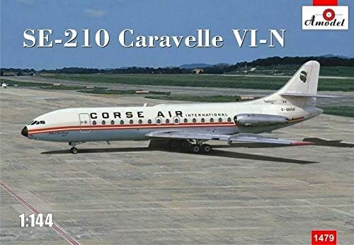 Амодел 1479-1/144 SE-210 Caravelle VI-N курс воздух, комплет за пластичен модел на скала