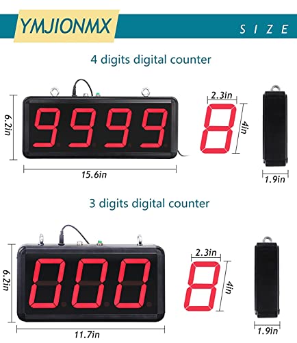 Дигитален бројач на 4in LED дисплеј со инфрацрвен сензор за посетител на линија за производство на ленти за транспортер 0-9999 110-240V