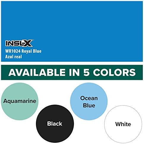 Insl-X Waterborne, полу-сјајна акрилна боја на базен, кралско сино, 1 галон