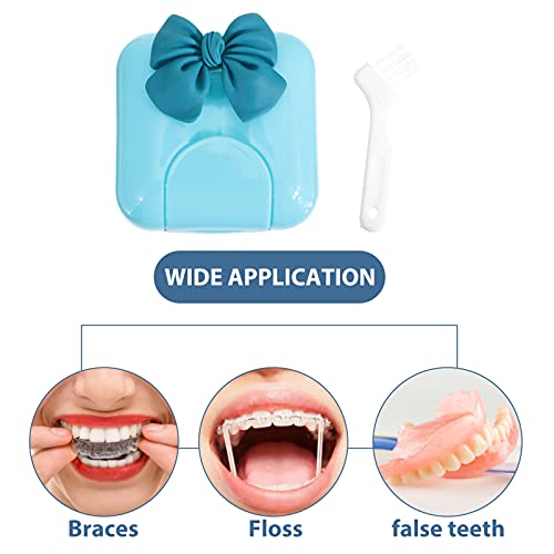 Doitool протеза бања кутија Пробна чаша уста за уста, лажна заби за складирање на заби, држач за заби на заби