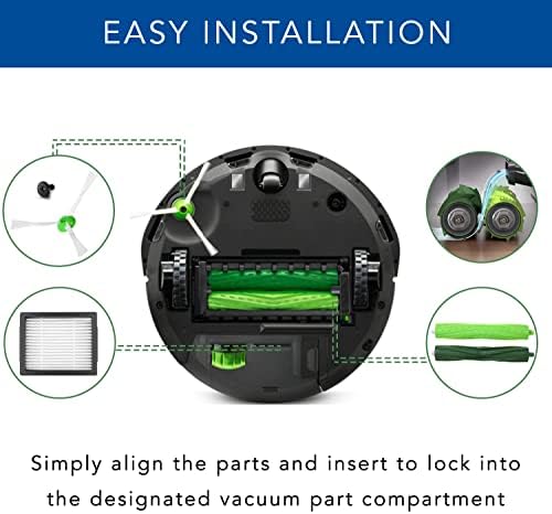 Комплет За додатоци За Замена на максимална моќност Компатибилен за iRobot Roomba E Серија Е5 E6 i Серија i1 i1+ i3 i3+ i4 i4+ i6 i6+