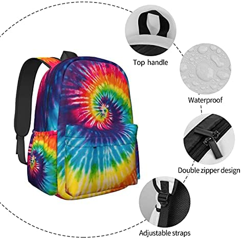 Киулоам 17 -инчен ранец шарен виножито вратоврски лаптоп ранец рамо торбички торба за училишни книги за секојдневен дневен пакет