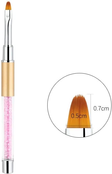 SDGH Nail Art Pen Pented Diamond Phterotherapy Church line Resved цветна кристална алатка 5 парчиња/сет