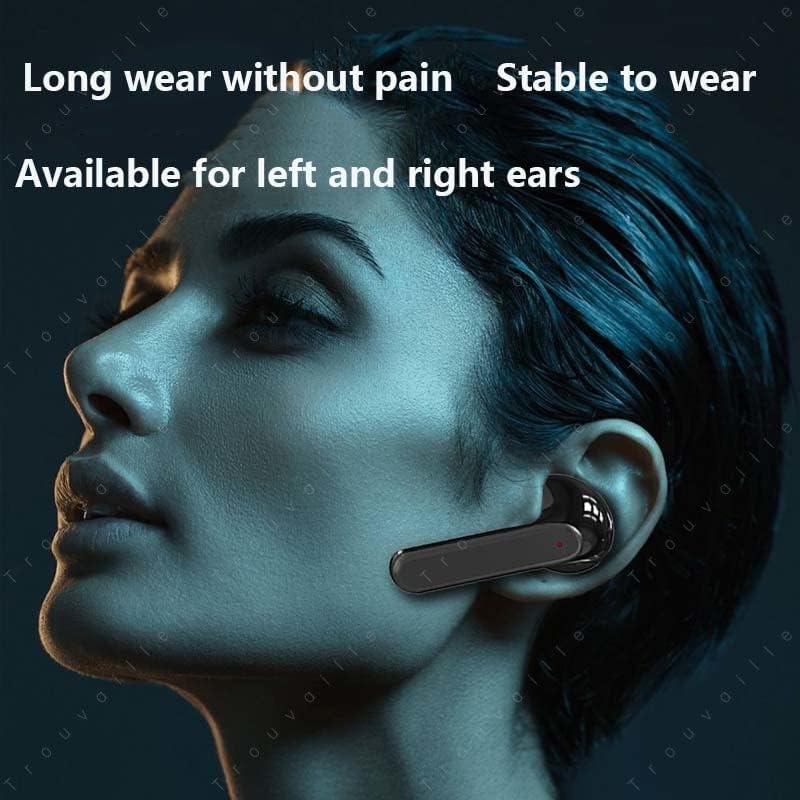 Слушалките за слушалки Bluetooth слушалки Bluetooth безжични слушалки за јака од Blu за едно уво Bluetooth 5.1 Безжичен слушалки Деловната