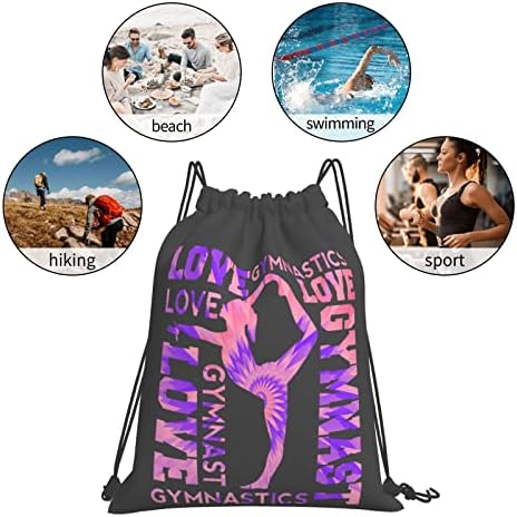 Брејтоу гимнастика привлечен ранец за ранец за ранец, жица торба за влечење Sackpack Sport for женски мажи