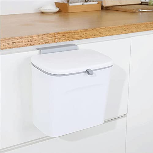 Allmro Мал ѓубре конзерва за отпадоци монтирана во кујна со капаче за отпадоци од домаќинството, лизгачки капак тоалет за тоалети може да