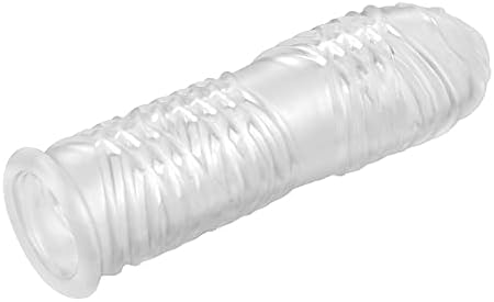 Еис структурирана обвивка од пенисот - ракав за петел со структура, ребрести ракав на пенисот за интензивна стимулација - флексибилно, задоволство