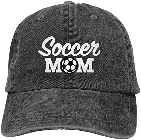 Xpayzere Фудбал Мајка Капи За Жени, Смешни Прилагодливи Измиени Памучни Бејзбол Капа За Мама Баба Сопруга