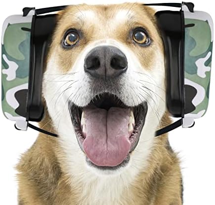 Заштита на бучава од уво за кучиња AuiaRty за средни кучиња, намалување на бучавата на кучиња, кучиња, слушалки за откажување на бучава за кучиња за забави, грмежи, огно?