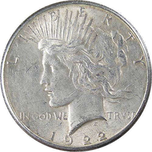 1922 Мировен Долар АУ За Нециркулирани 90% Сребрена $1 Сад Монета Колекционерски