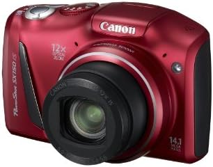 Canon PowerShot SX150 е 14,1 MP дигитална камера со стабилизиран зум со оптички слики со широк агол со широк агол со 3,0-инчен LCD