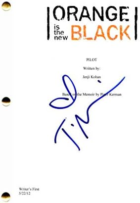 Тарин Менинг потпишано автограм - Портокалова е ново црно целосен пилот -скрипта - Узо Адуба, asonејсон Бигс, Тејлор Шилинг, Лора Препон, Кејт Мулгру, Даниел Брукс, Ната