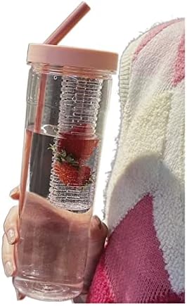 Вода чаша со голем капацитет MKDSU Пластичен котел за летни спортови со висока вредност со слама чаша за преклопување