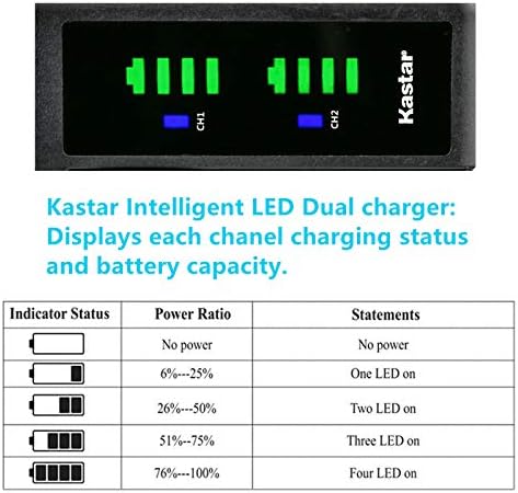 Kastar 3-Пакет NP-F980EXP Батерија И LTD2 USB Полнач Компатибилен Со Aputure AMARAN AL-H198 AL-M9 LED Видео/Фото Камера Светлина, Z Cam