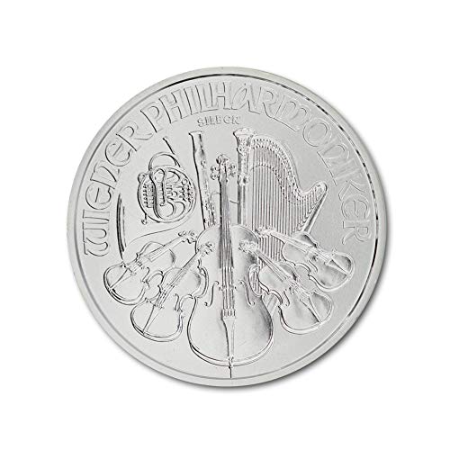2008-Денес Многу Од 1 мл Австриската Сребрена Виенска Филхармонија Монети Брилијантен Нециркулиран Со Сертификати За Автентичност 1.50
