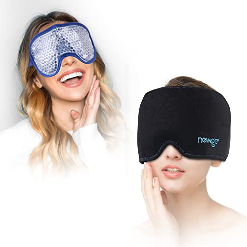 Нового пакет на маска за очите за ладење и обвивка за мраз на главата