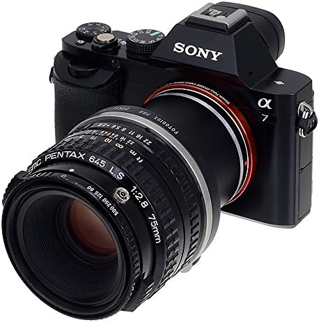 Адаптер за монтирање на леќи Fotodiox Pro, Pentax 645 Mount Lenses to Sony E-mount Adapter без огледало на камера-За телата на камерата
