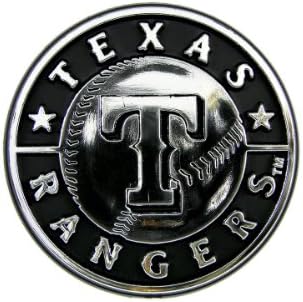 MLB - Тексас Ренџерс обликуван амблем на хром