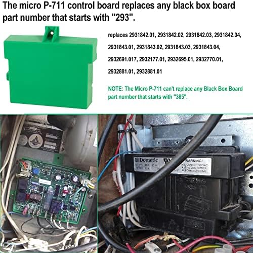 Micro P-711 Forrigerator Control Control Control Control Poard одговара за Dometic 2 или 3 Way RV делови, заменете ги за домашни микро P711