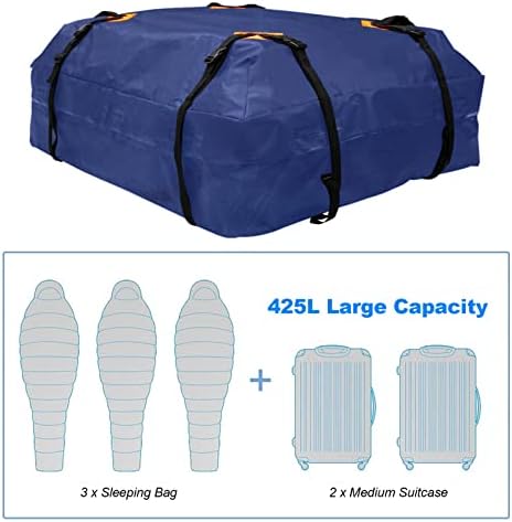 Xixian 600D водоотпорна карго торба, карго торба со автомобили покрив карго -носач Универзален багаж торба за складирање коцка торба