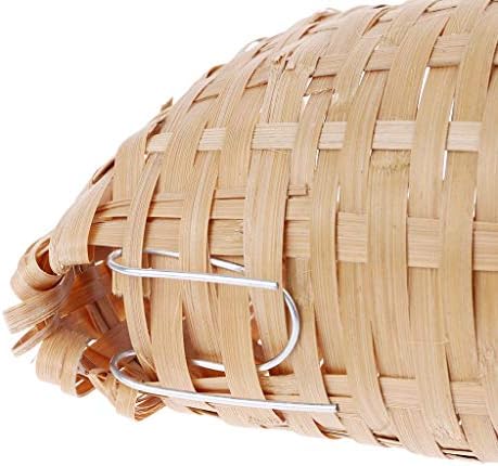 Ченгбеи природна бамбус птици куќа рака изработена финшка скривачка играчка играчка на отворено колиба засолниште